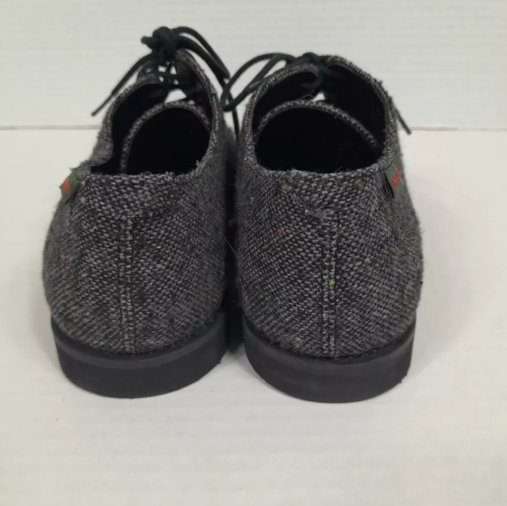 Bass‎ Ellie Derby Lace Up Casual Dress Oxford Shoe Black TWEED Sz 6 M WOMEN - Picture 2 of 9